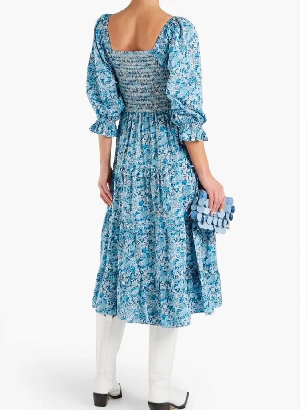 LoveShackFancy x Liberty of London Minnie Floral Midi Dress | Size XS